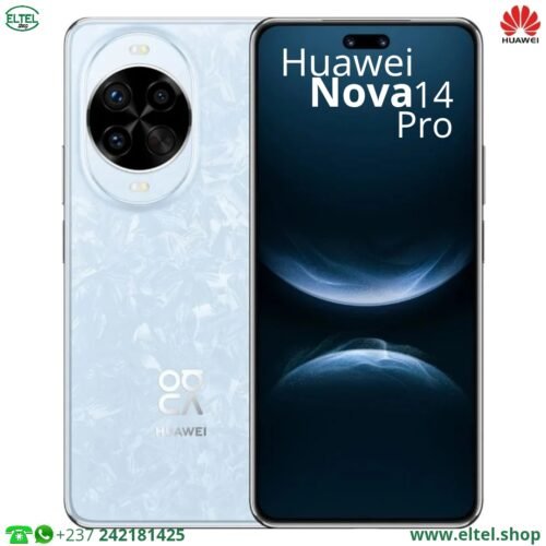 Huawei Nova 14 Pro - 256GB/12GB - 50MP+12MP+8MP/50MP+8MP - 5500mAh - garantie 12 mois (neuf)
