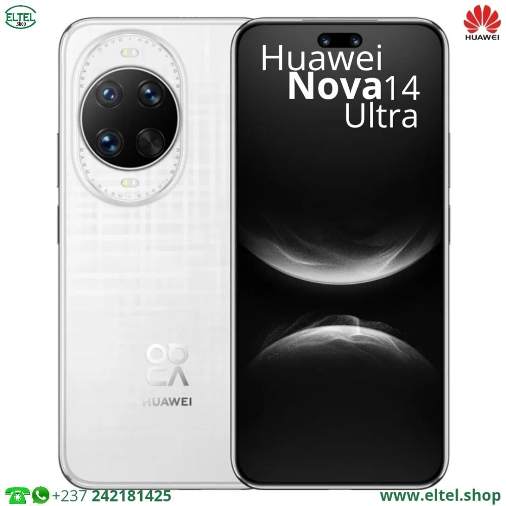 Huawei Nova 14 Ultra - 512GB/12GB - 50MP+50MP+13MP/50MP+8MP - 5500mAh - garantie 12 mois (neuf)
