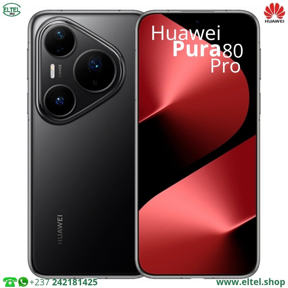 Huawei Pura 80 Pro - 256GB/12GB - 50MP+48MP+40MP/13MP - 5170mAh - garantie 12 mois (neuf)