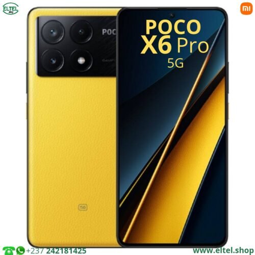 Poco X6 Pro 5G - 256GB/8GB - 64MP+8MP+2MP/16MP - 5000mAh - garantie 12 mois (neuf)