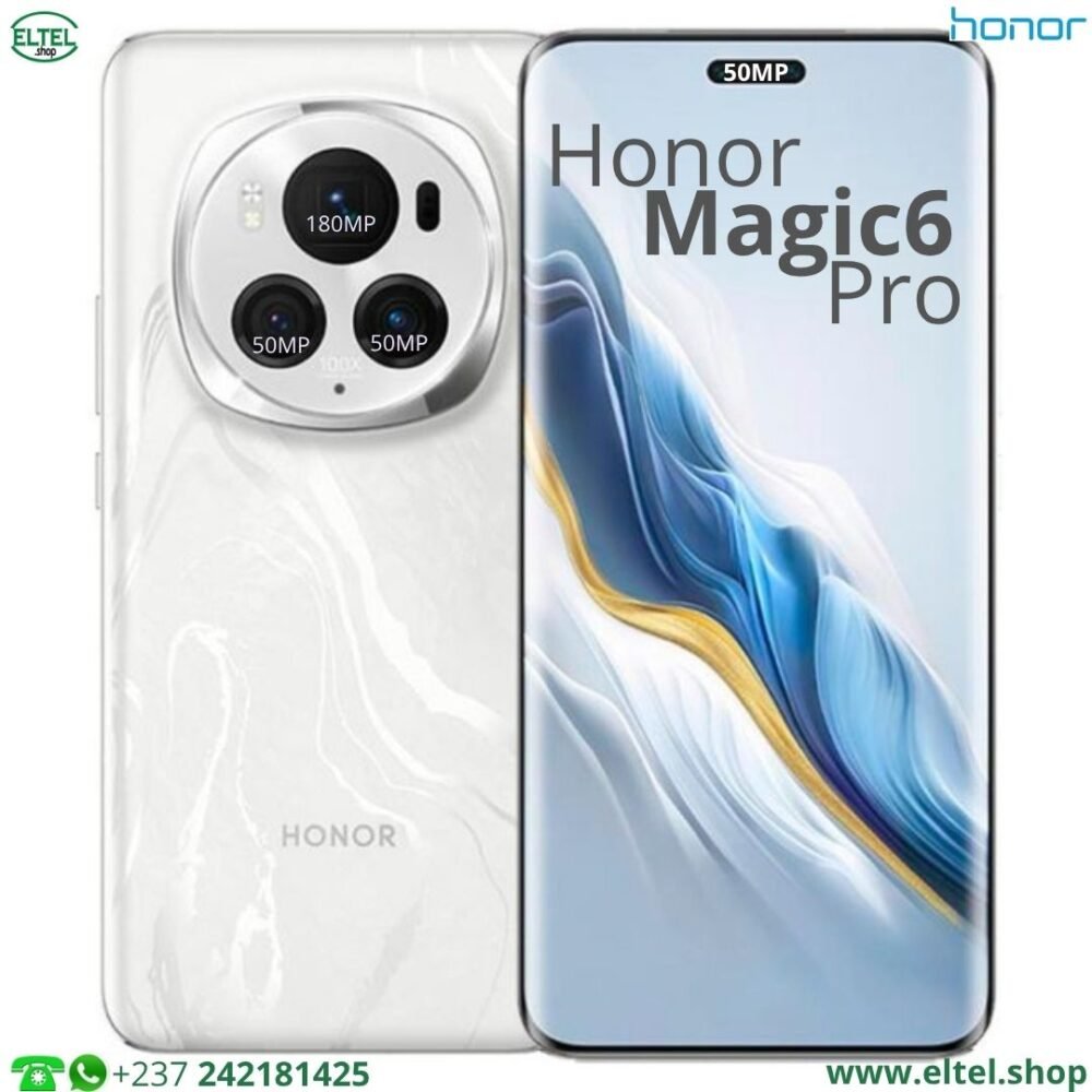 Honor Magic6 Pro - 512GB/12GB - 180MP+50MP+50MP/50MP - 5600mAh - garantie 12 mois (neuf)