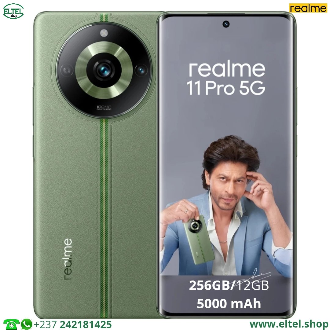 Realme 11 Pro 5G - 256GB/12GB - 100MP+2MP/16MP - 5000mAh - garantie 12 mois (neuf)