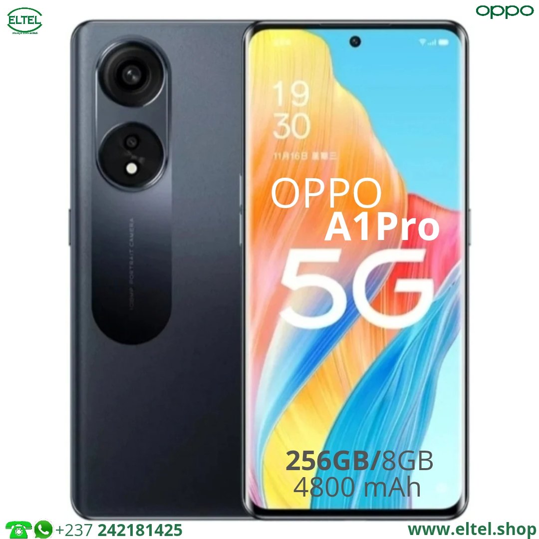 OPPO A1 Pro 5G - 256GB/8GB - 108MP+2MP/16MP - 4800mAh - garantie 12 mois (neuf)