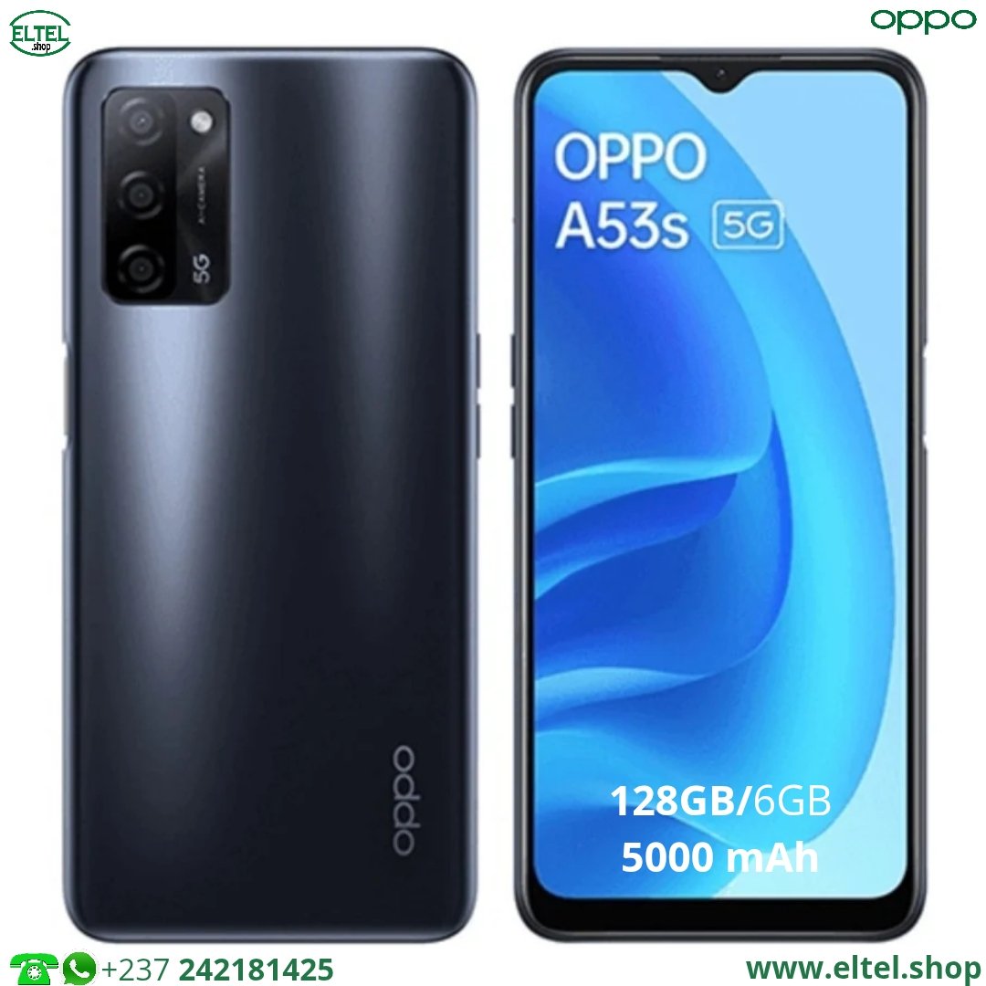 OPPO A53s 5G - 128GB/6GB - 13MP+2MP+2MP/8MP - 5000mAh - garantie 12 mois (neuf)