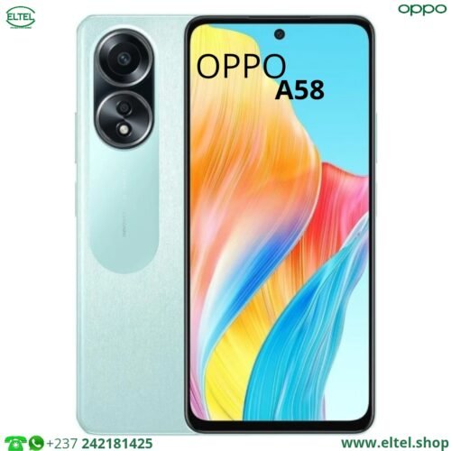 OPPO A58 - 128GB/6GB - 2SIM - 50MP+2MP/8MP - 5000mAh - garantie 12 mois (neuf)