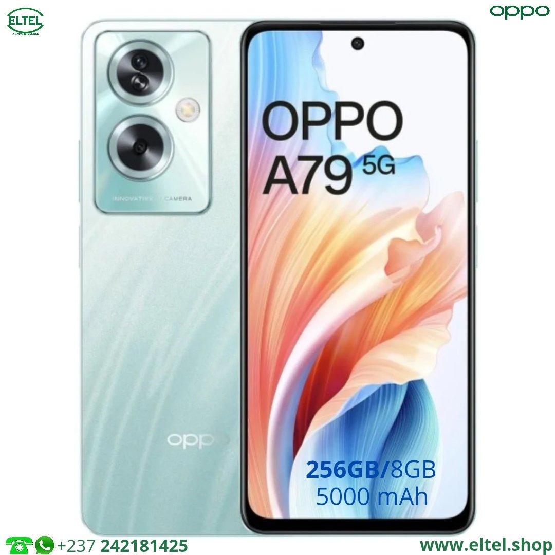 OPPO A79 5G - 256GB/8GB - 2SIM - 50MP+2MP/8MP - 5000mAh - garantie 12 mois (neuf)