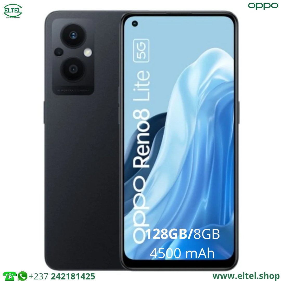 OPPO Reno8 lite 5G - 128GB/8GB - 64MP+2MP+2MP/16MP - 4500mAh - garantie 12 mois (neuf)