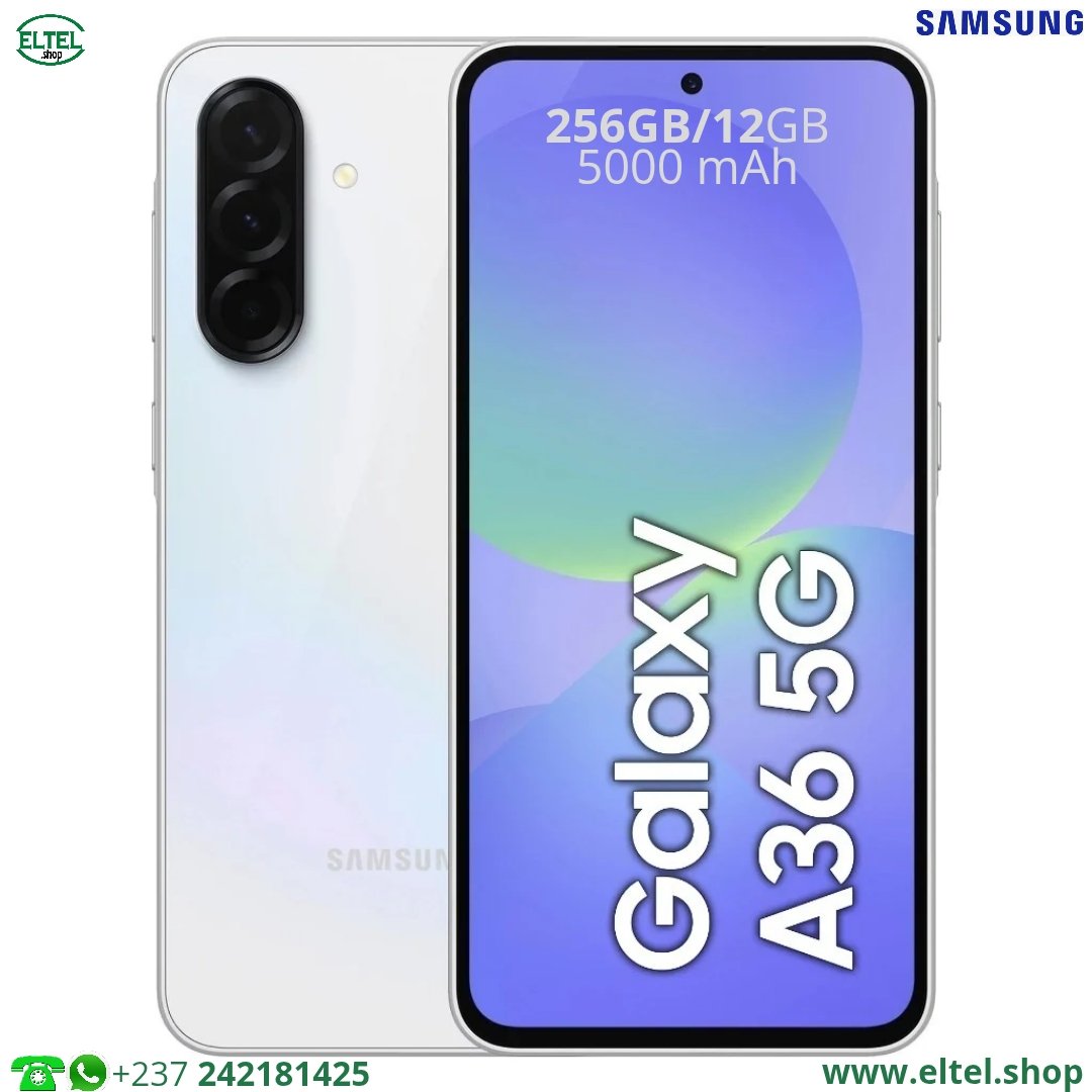 Galaxy A36 5G - 256GB/12GB - 2sim - 50MP+8MP+5MP/12MP - 5000mAh - garantie 24 mois (neuf)