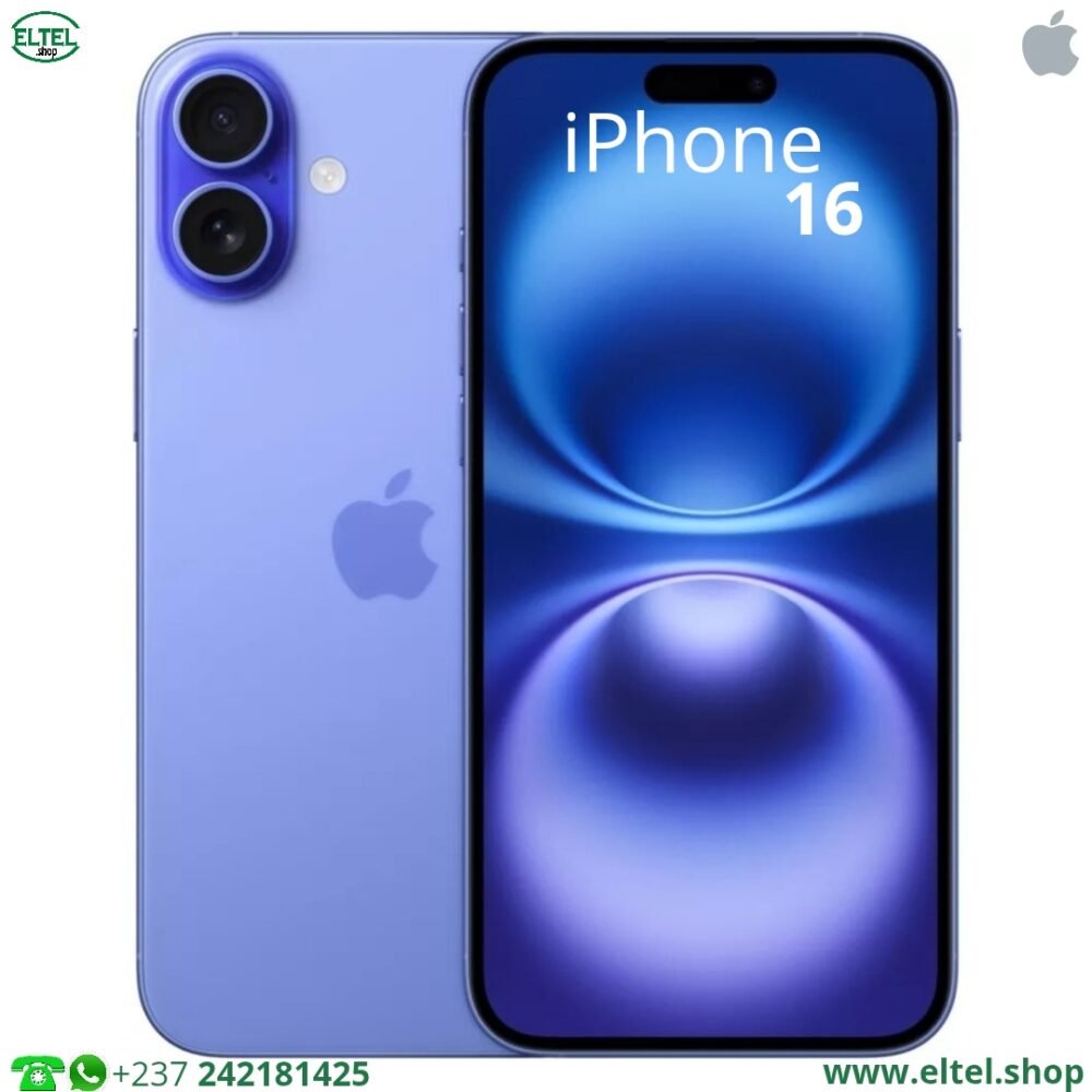 iph 16 vlt iPHONE 16 - 128GB/8GB - 48MP+12MP/12MP - 3561mAh - garantie 24 mois (neuf)