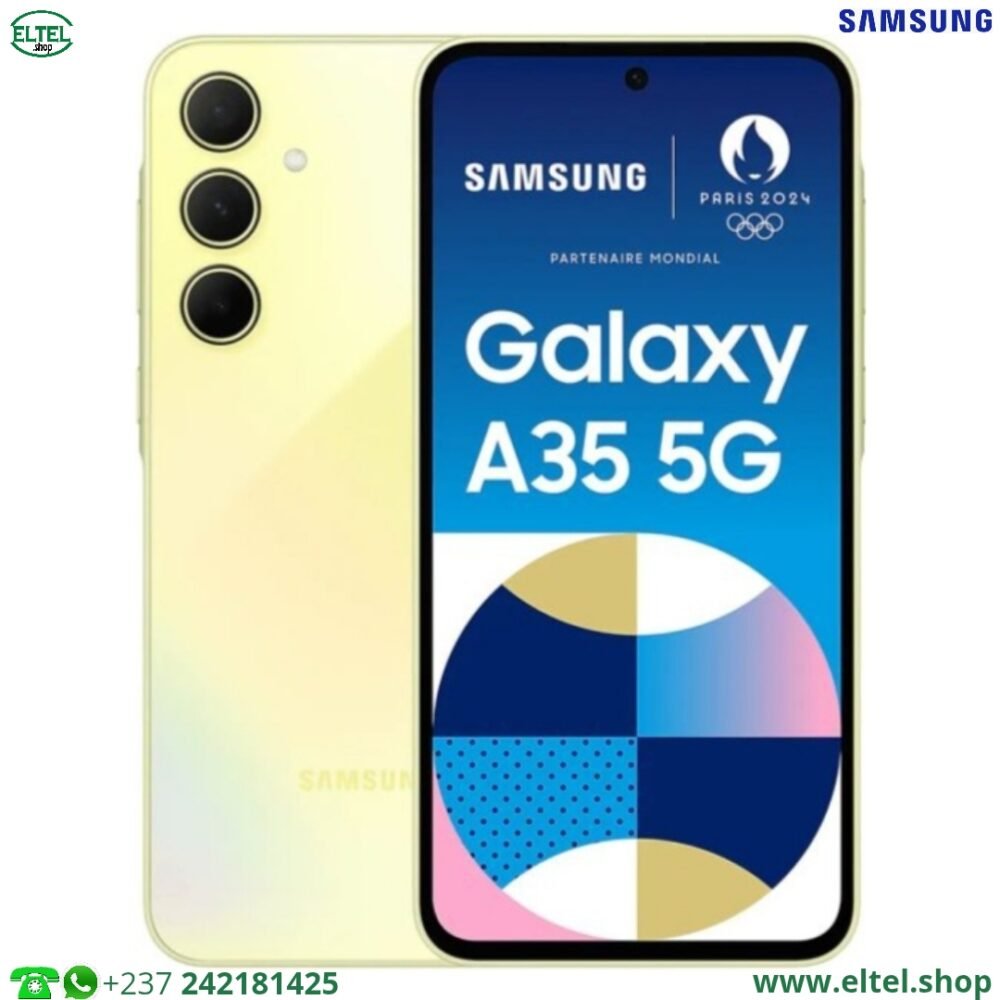 Glx A35 5g jn Galaxy A35 5G- 256GB/8GB - 50MP+8MP+5MP/13MP - 5000mAh - garantie 12 mois (neuf)
