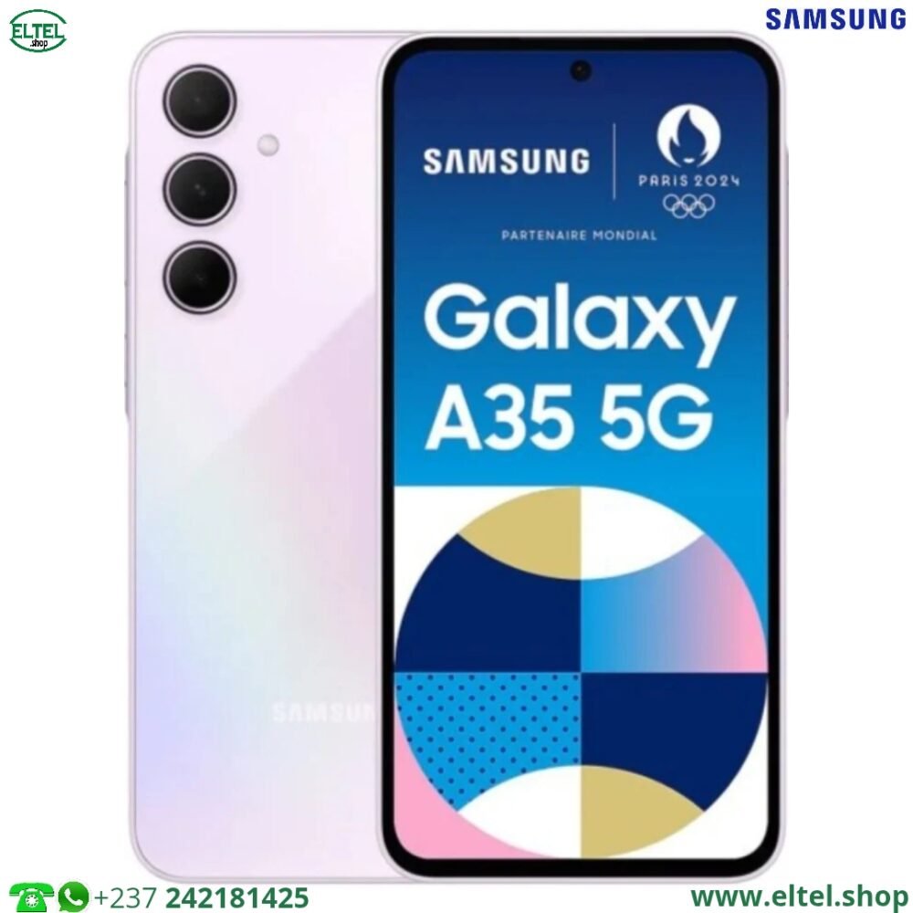 Glx A35 5g rs Galaxy A35 5G- 256GB/8GB - 50MP+8MP+5MP/13MP - 5000mAh - garantie 12 mois (neuf)