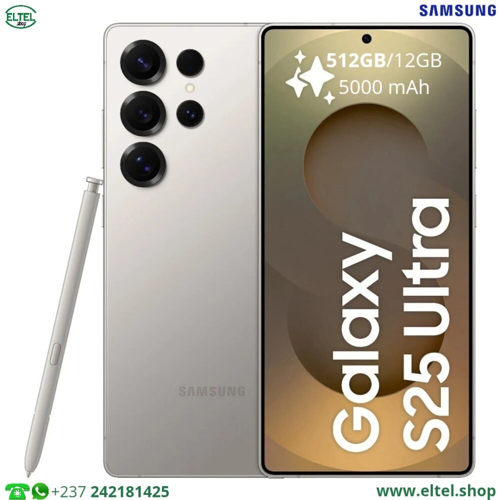 Galaxy S25 Ultra - 512GB/12GB- 200MP+10MP+50MP+50MP/12MP - 5000mAh - garantie 24 mois (neuf)