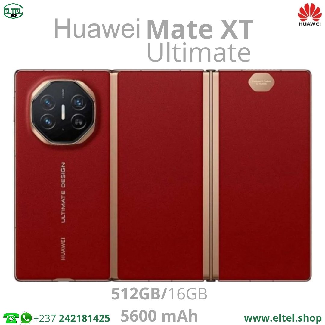 Hua mate xt ultmt rg 512.16 Huawei Mate XT Ultimate 5G - 512GB/16GB - 2SIM - 50MP+12MP+12MP/8MP - 5600mAh - garantie 12 mois (neuf)