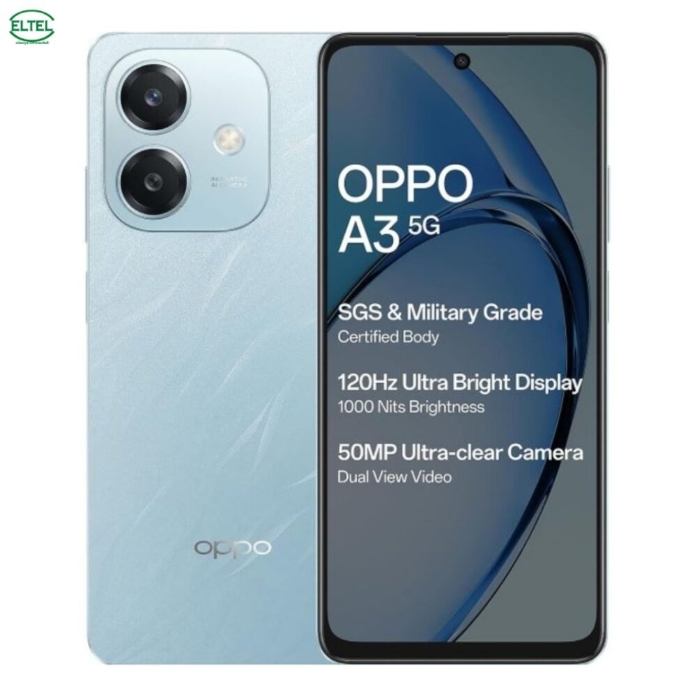 OPPO A3 5G - 128GB/6GB - 2SIM - 50MP/5MP - 5100mAh - garantie 12 mois (neuf)