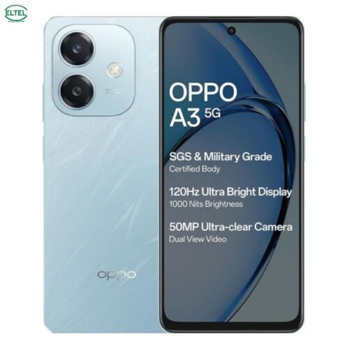 OPPO A3 5G - 128GB/6GB - 2SIM - 50MP/5MP - 5100mAh - garantie 12 mois (neuf)