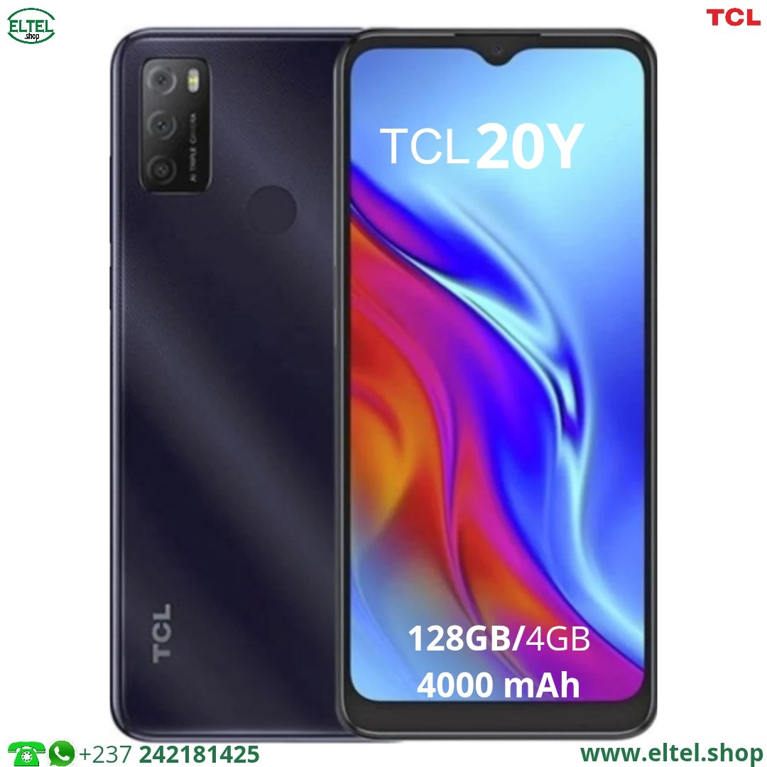 Tcl 20y nr 128.4 TCL 20Y - 128GB/4GB - 48MP+2MP+2MP/8MP - 4000mAh - garantie 12 mois (neuf)