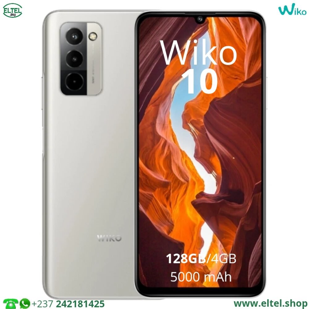 Wiko 10 - 128GB/4GB - 50MP+2MP+2MP/8MP - 5000mAh - garantie 12 mois (neuf)