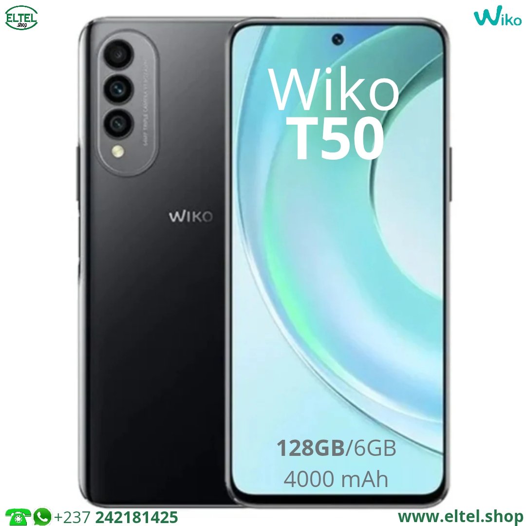 wiko T50 nr 128.6 Wiko T50 - 128GB/6GB - 64MP+8MP+2MP/16MP - 4000mAh - garantie 12 mois (neuf)