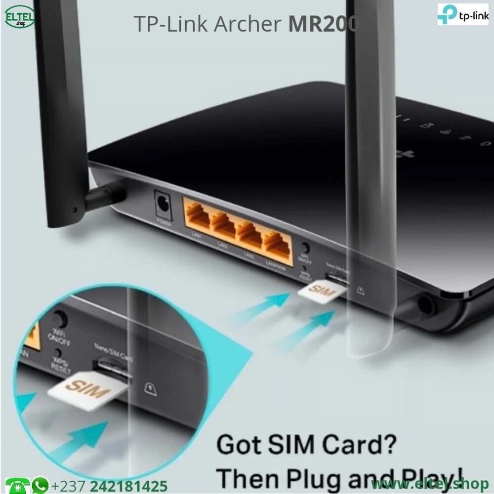 Box 4G TP-Link Archer MR200 - Universel - Garantie 12 mois (neuf)
