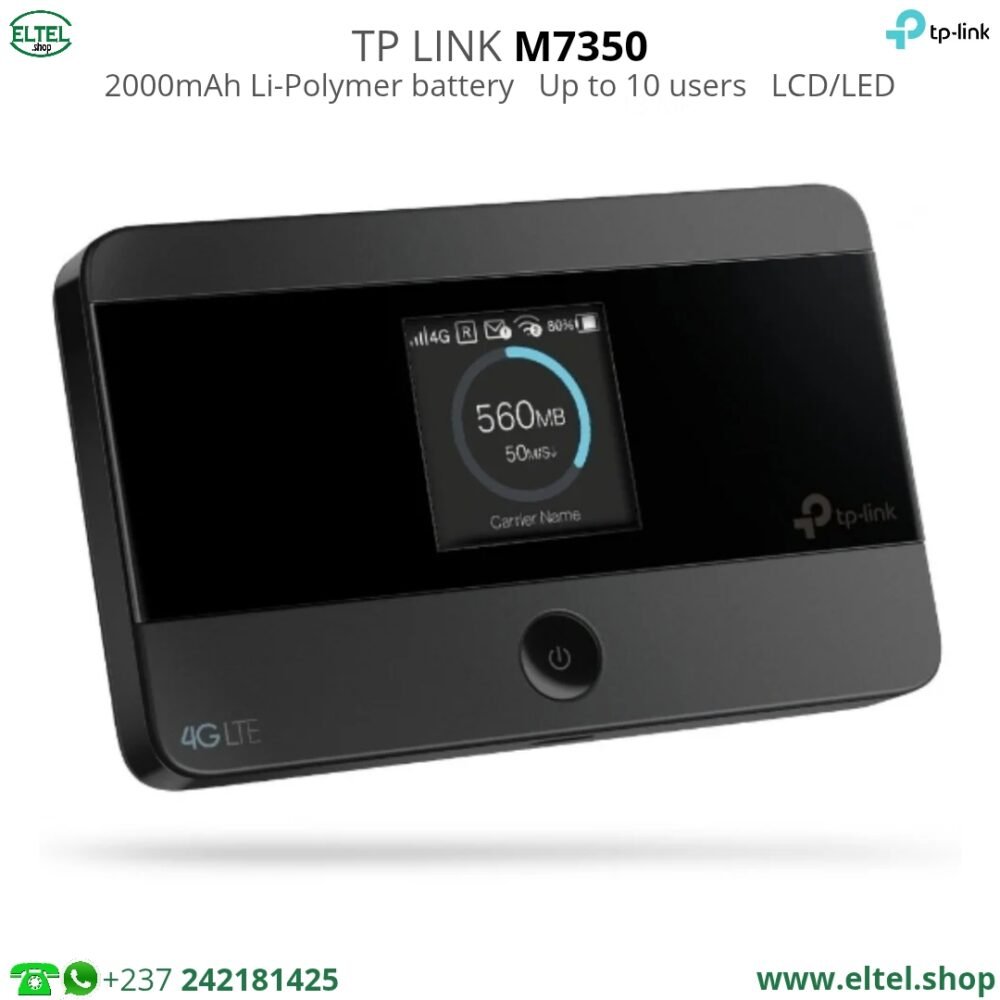 MiFi 4G TP-Link M7350 - Universel - 2000 mAh - Garantie 06 mois (neuf)