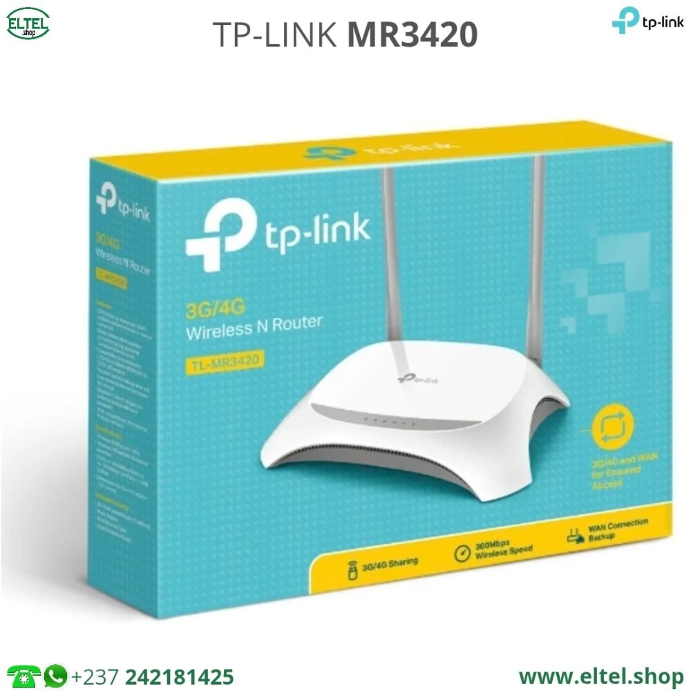 Routeur 3G/4G TP-Link MR 3420 - Garantie 12 mois