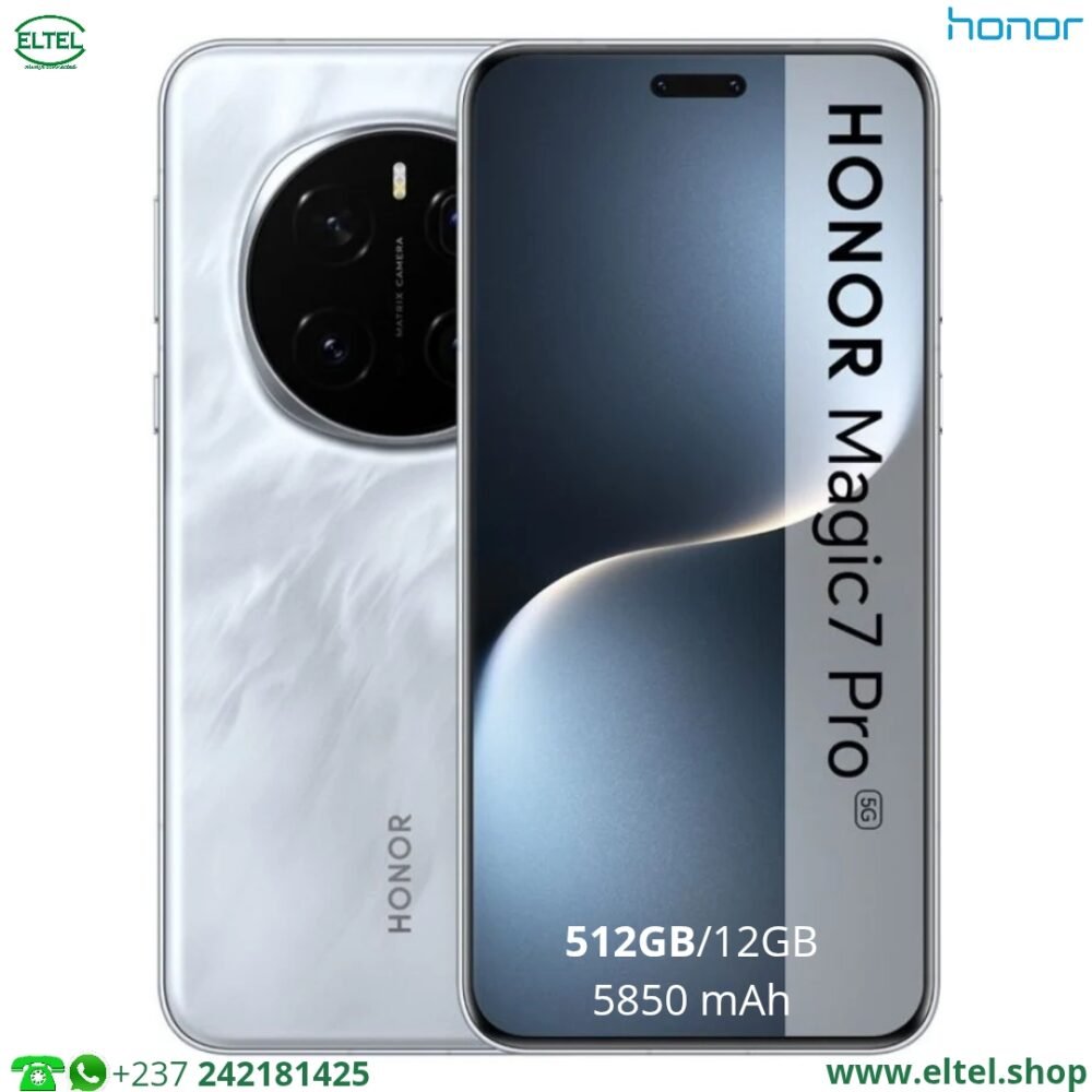 Honor Magic7 Pro - 512GB/12GB - 200MP+50MP+50MP/50MP - 5850mAh - garantie 12 mois (neuf)