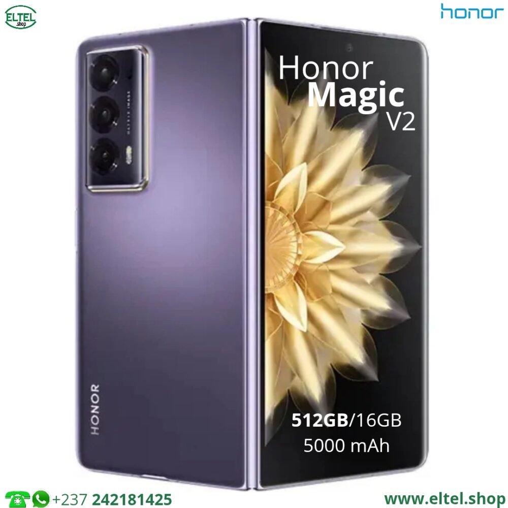 Honor Magic V2 5G - 512GB/16GB - 50MP+50MP+20MP/16MP - 5000mAh - garantie 12 mois (neuf)