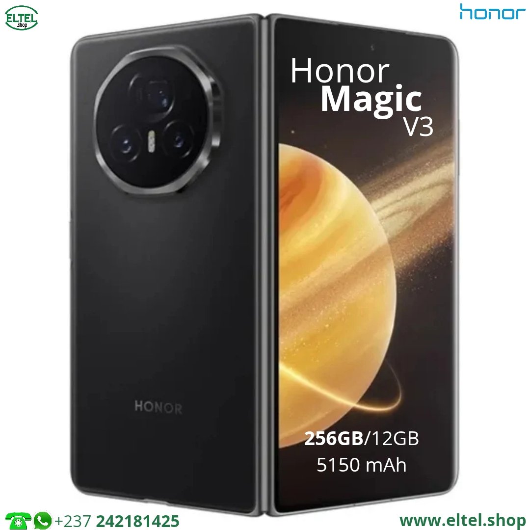 Honor Magic V3 5G - 256GB/12GB - 50MP+50MP+40MP/20MP - 5150mAh - garantie 12 mois (neuf)