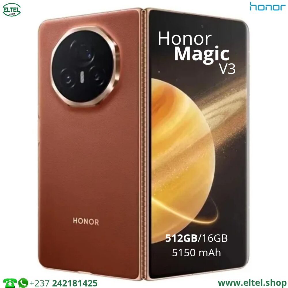 Honor Magic V3 5G - 512GB/16GB - 50MP+50MP+40MP/20MP - 5150mAh - garantie 12 mois (neuf)