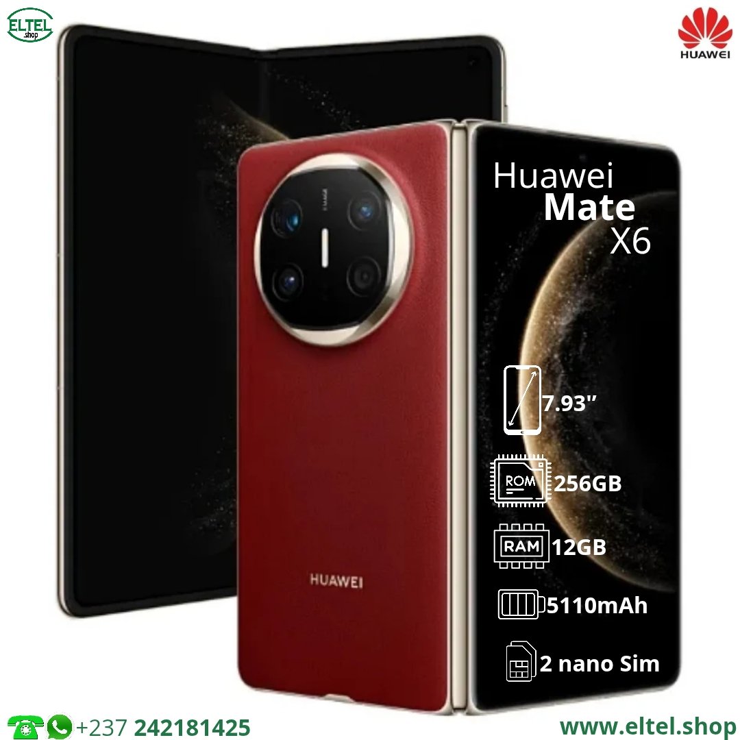 Hua mate x6 rg 256.12 Huawei Mate X6 - 256GB/12GB - 50MP+48MP+40MP/8MP - 5110mAh - Garantie 12 mois(neuf)