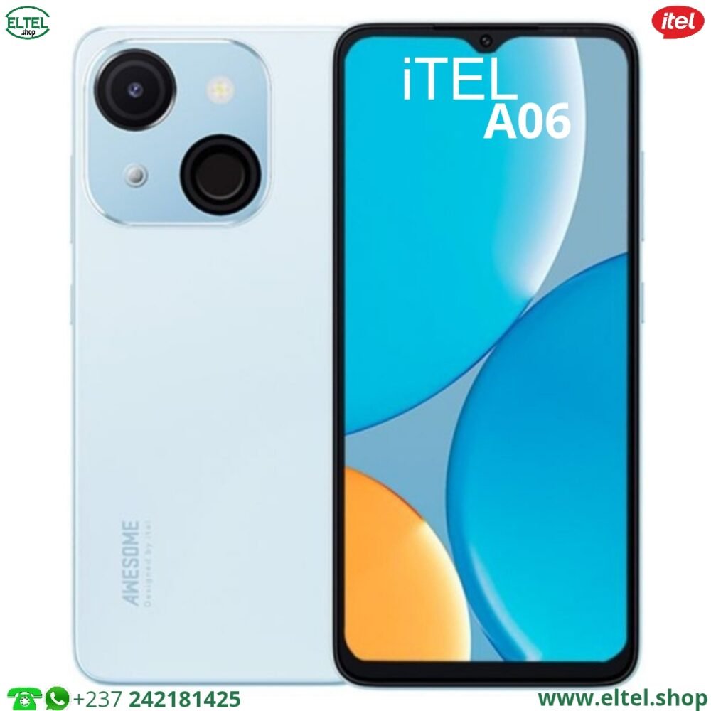 Itel a06 bl iTEL A06 - 32GB/2GB - 8MP+0,3MP/5MP - 4000mAh - garantie 12 mois (neuf)