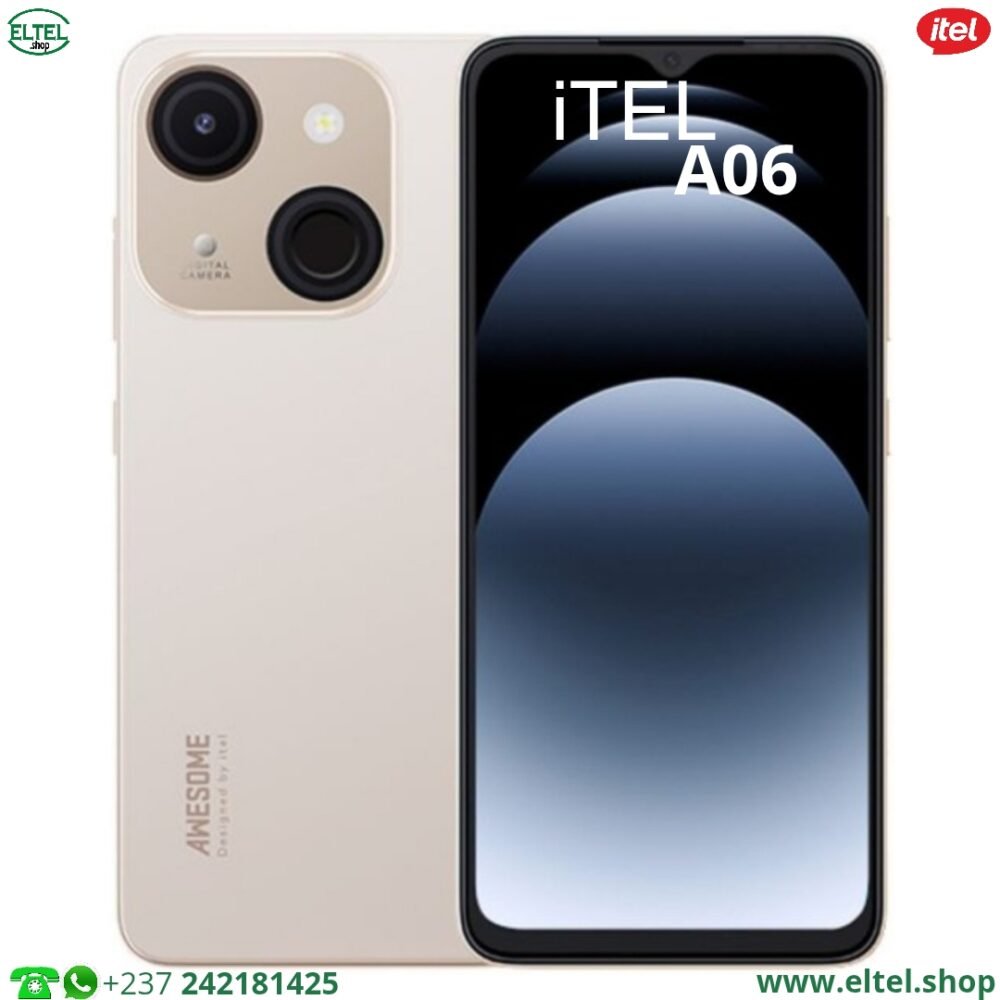 Itel a06 mr iTEL A06 - 32GB/2GB - 8MP+0,3MP/5MP - 4000mAh - garantie 12 mois (neuf)