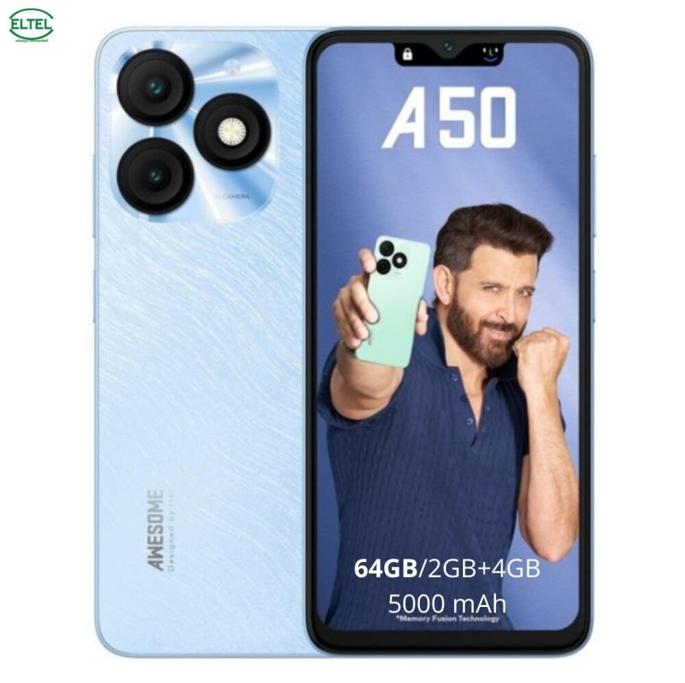 Itel a50 bl iTEL A50 - 64GB/2GB - 8MP/5MP - 5000mAh - garantie 12 mois (neuf)