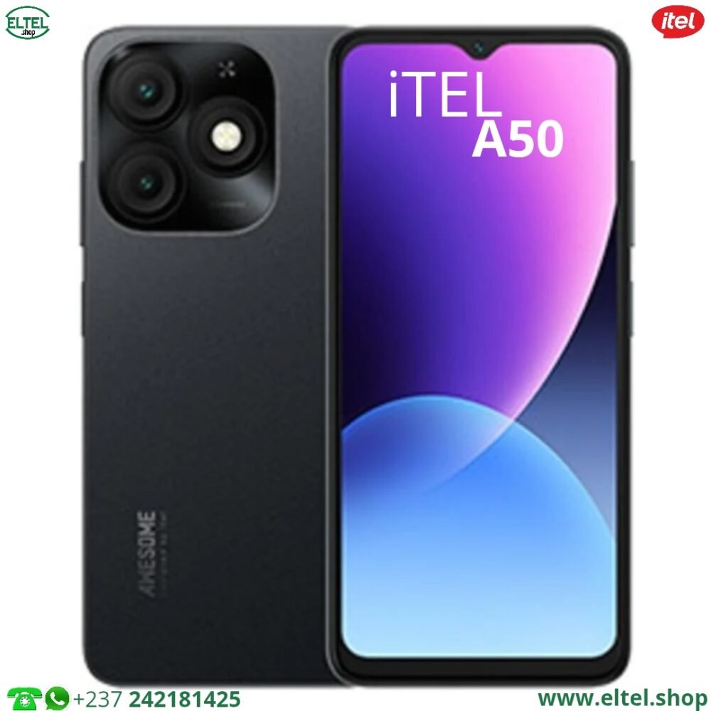 iTEL A50 - 64GB/2GB - 8MP/5MP - 5000mAh - garantie 12 mois (neuf)