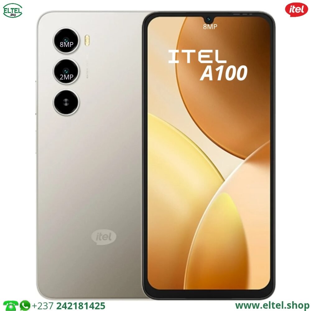 iTEL A100 - 128GB/3GB - 8MP/8MP - 5000mAh - garantie 12 mois (neuf)