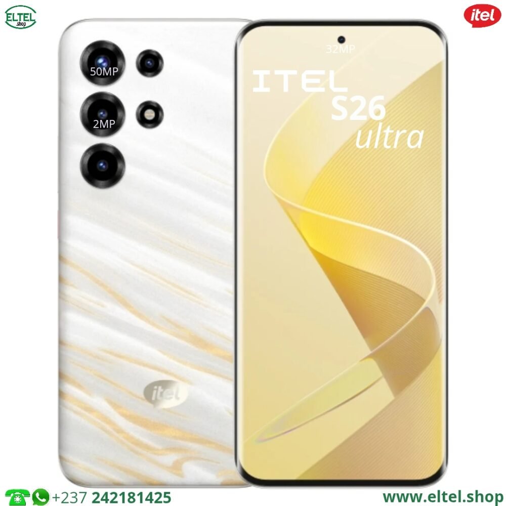 iTEL S26 Ultra - 256GB/8GB - 50MP+2MP/32MP - 6000mAh - garantie 12 mois (neuf)