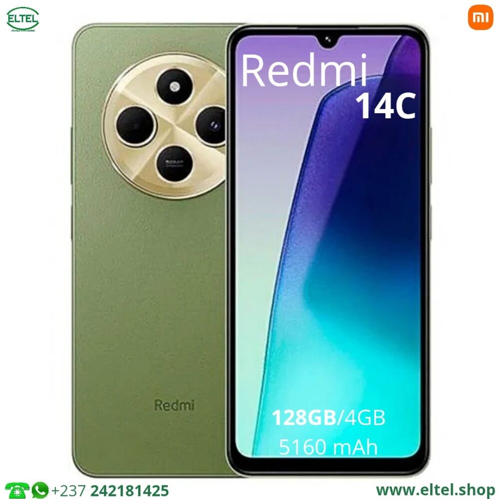 Redmi 14C - 128GB/4GB - 2sim - 50MP+2MP/13MP - 5160mAh - garantie 12 mois (neuf)