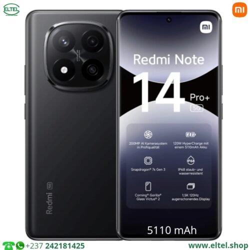 Redmi Note 14 Pro 5G Global - 256GB/8GB - 200MP+8MP+2MP/20MP - 5110mAh - Garantie 12 mois (neuf)