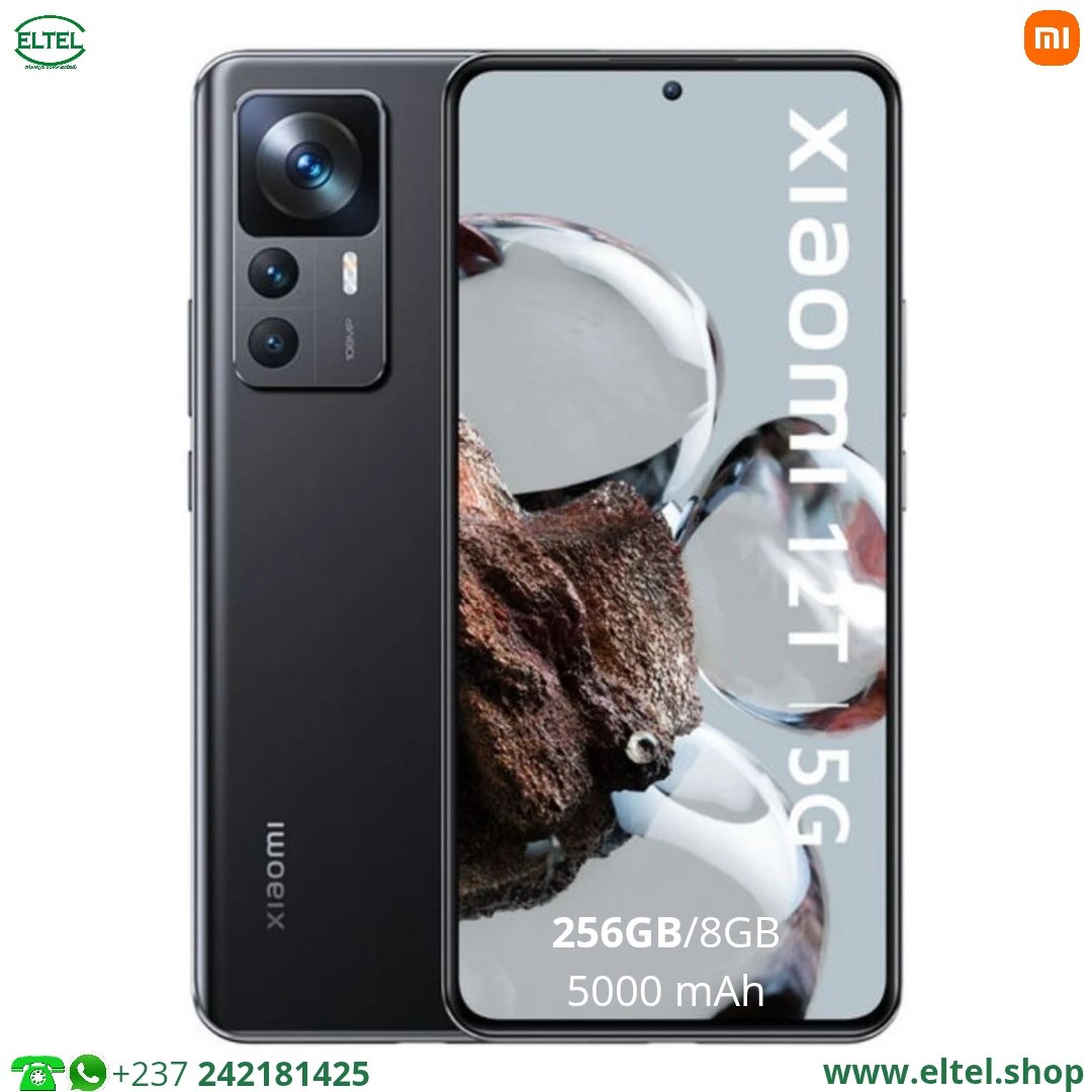 Xiaomi 12T - 256GB/8GB - 108MP+8MP+2MP/20MP - 5000mAh - garantie 12 mois (neuf)