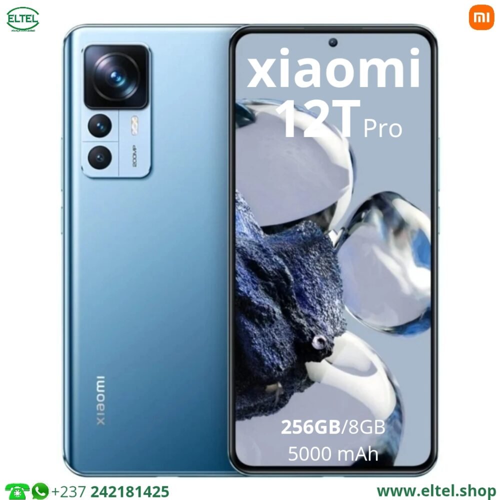 Xiaomi 12T Pro - 256GB/8GB - 200MP+8MP+2MP/20MP - 5000mAh - garantie 12 mois (neuf)
