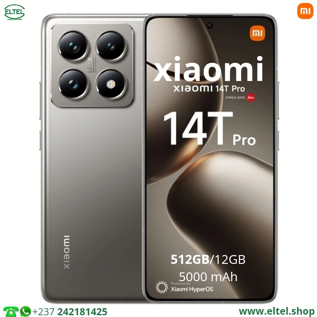 Xiaomi 14T Pro - 512GB/12GB - 50MP+50MP+12MP/32MP - 5000mAh - garantie 12 mois (neuf)