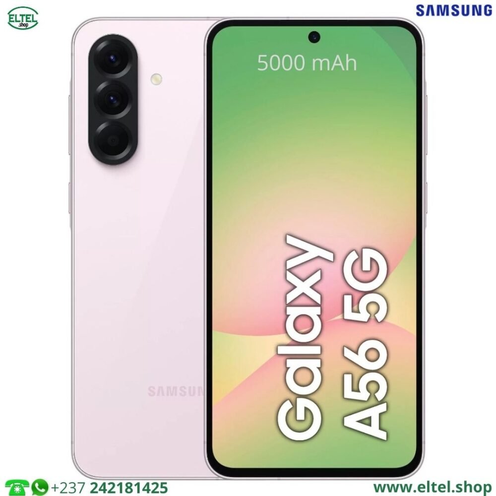 Galaxy A56 5G - 256GB/12GB - 2sim - 50MP+12MP+5MP/12MP - 5000mAh - garantie 24 mois (neuf)