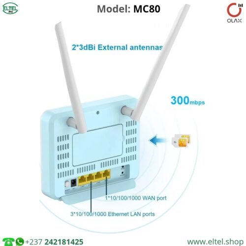 Box Olax MC80 3 Box 4G OLAX MC80 - Universel - 5000 mAh - Garantie 12 mois (neuf)