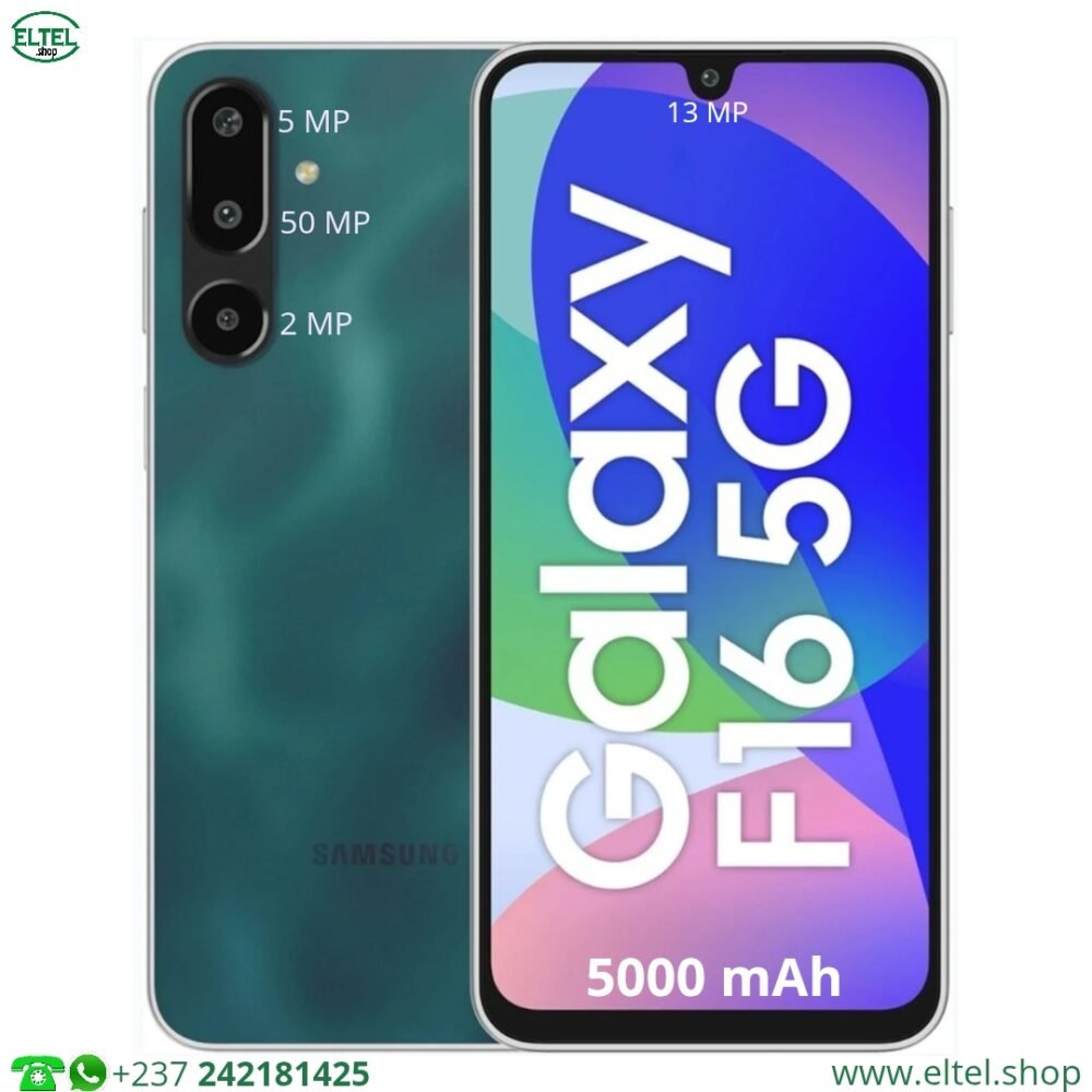 Galaxy F16 5G - 128GB/6GB - 2sim - 50MP+5MP+2MP/13MP - 5000mAh - garantie 24 mois (neuf)