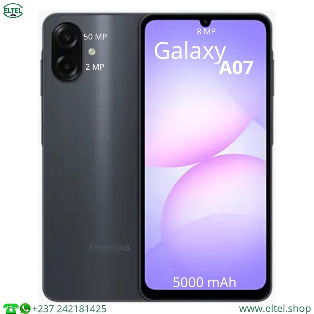 Galaxy A07 - 64GB/4GB - 2sim - 50MP+2MP/8MP - 5000mAh - garantie 24 mois (neuf)