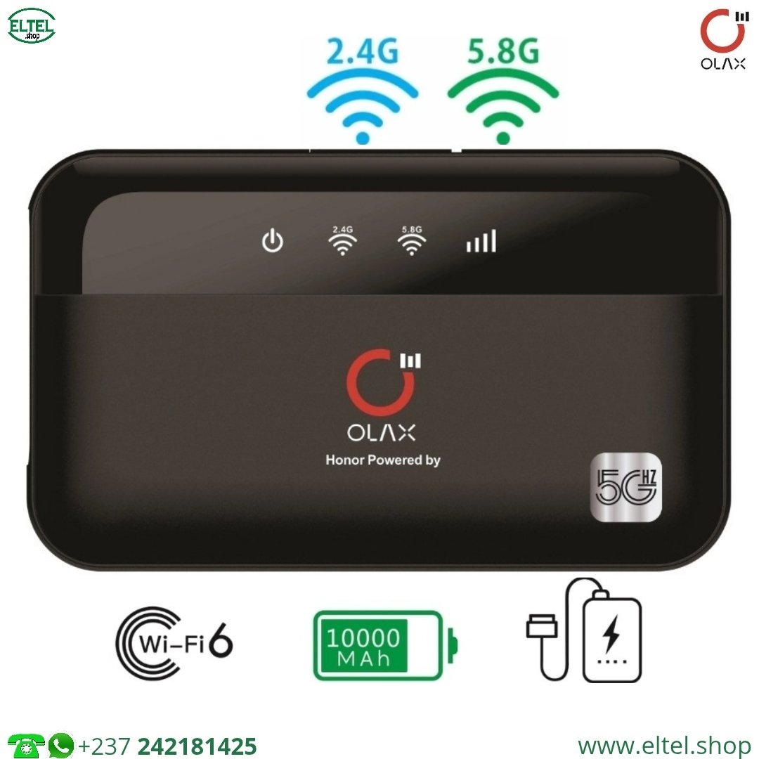 MiFi Olax M100 1 MiFi Powerbank OLAX M100 - Universel - 10000 mAh - Garantie 24 mois