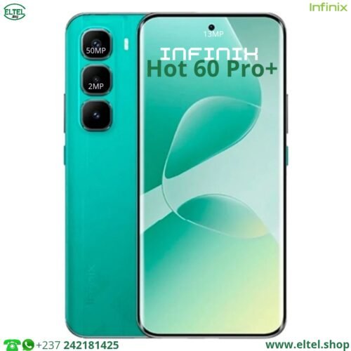 Ifx hot 60 pro+ vrt Infinix Hot 60 Pro Plus - 256GB/8GB - 2sim - 50MP+2MP/13MP - 5160mAh - garantie 12 mois (neuf)