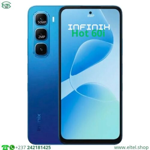 Infinix Hot 60i - 128GB/4GB - 2sim - 50MP+2MP/8MP - 5160mAh - garantie 12 mois (neuf)