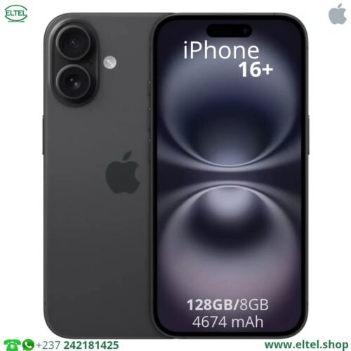 iPHONE 16 Plus - 128GB/8GB - 48MP+12MP/12MP - 4674mAh - garantie 24 mois (neuf)