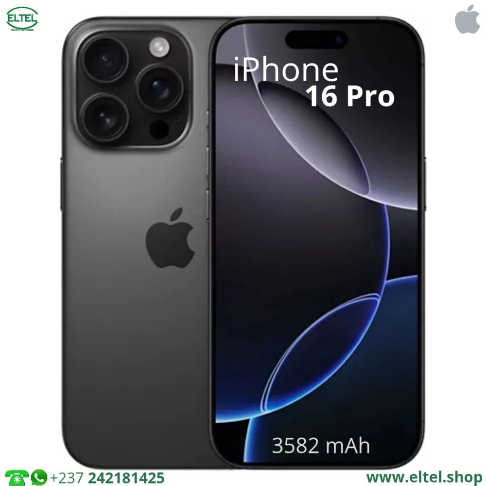 iPHONE 16 Pro - 512GB/8GB - 48MP+48MP+12MP/12MP - 3582mAh - garantie 24 mois (neuf)